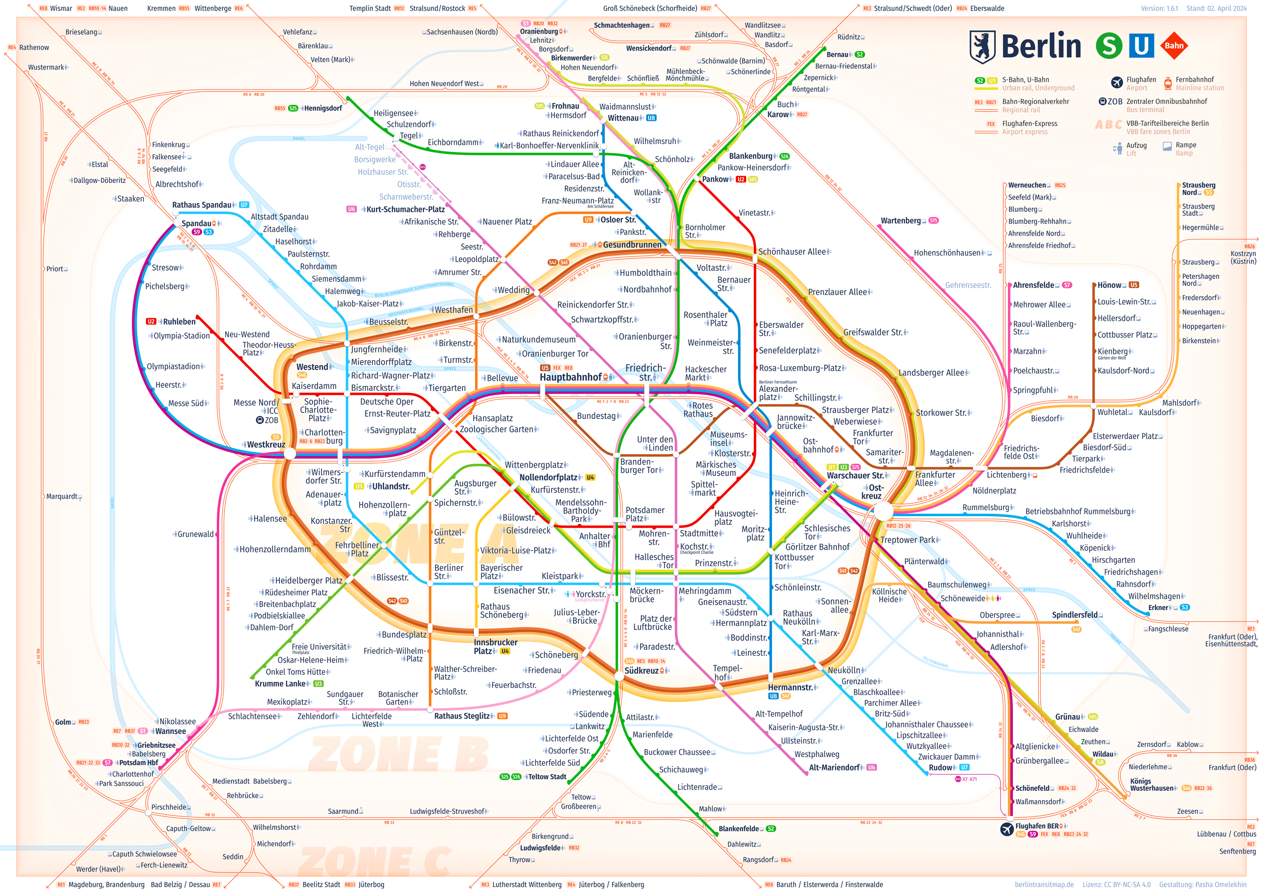 Der Neue Liniennetzplan F R Berlin   Cover 